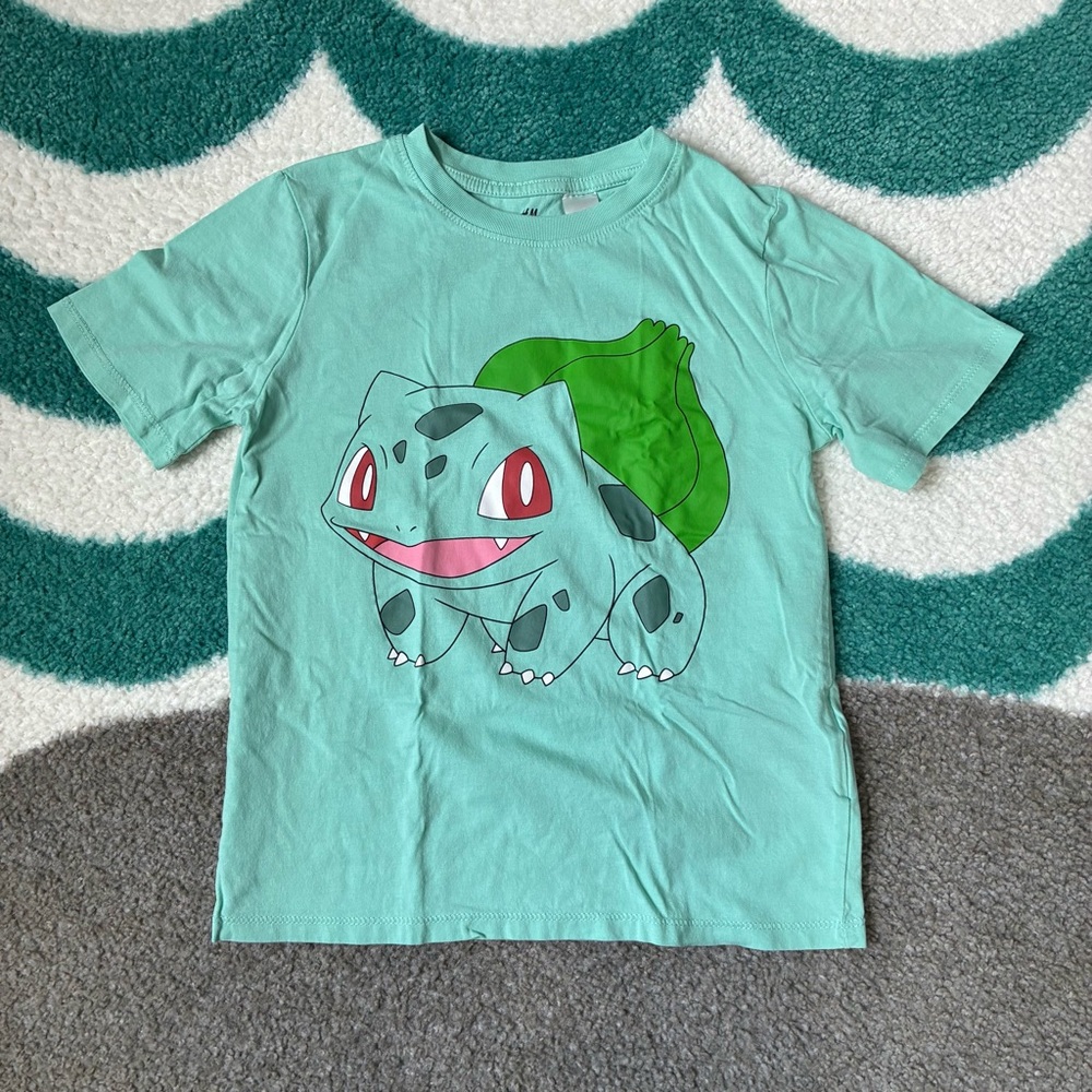 H&M Pokémon Bulbasaur Tee (Green) Size 6X/7
